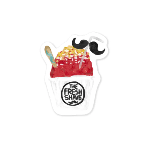 shave ice Sticker