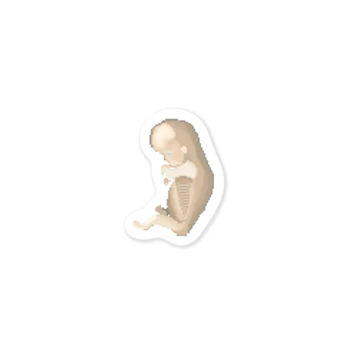 ドット胎児 스티커