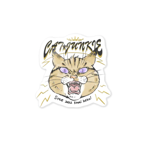 CAT☆JUNKIE2022 Sticker