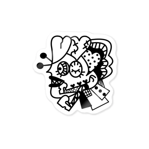 〜不思議シリーズ〜モノクロ❻ Sticker
