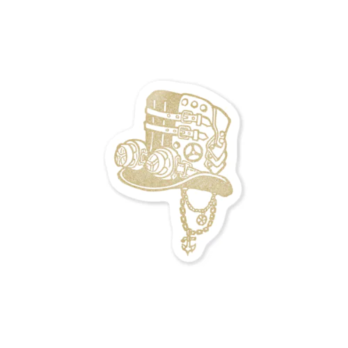 スチームパンク風ハット Sticker