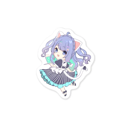 メイドれもんステッカー Sticker