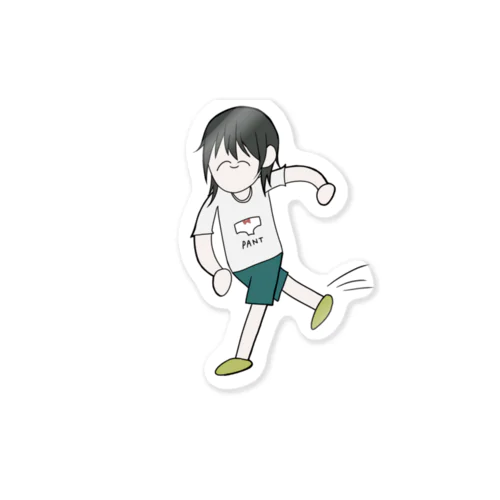 走る三太郎くん Sticker