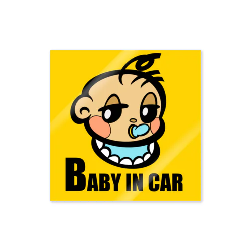 BABY IN CAR ベイビーインカー Sticker