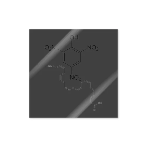 ピクリン酸とヘミン、ドコサヘキサエン酸。 Sticker