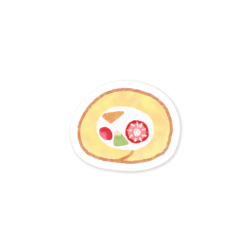 フルーツロールケーキ Sticker