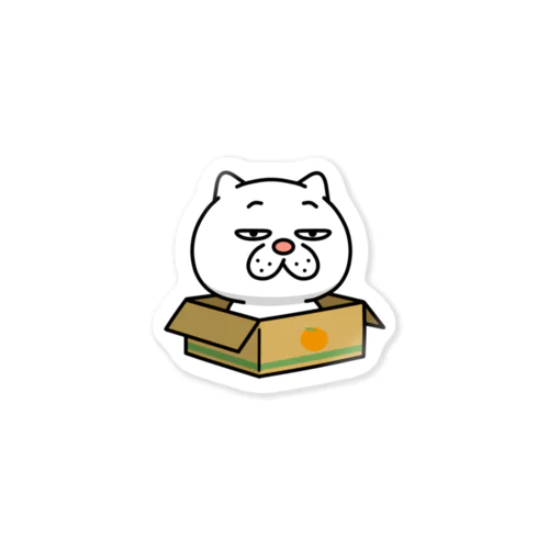 ウザ～～い猫　段ボール Sticker