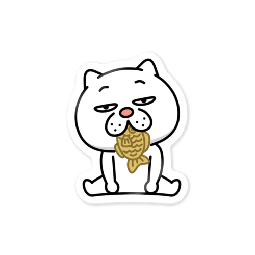 ウザ～～い猫　タイ焼き Sticker