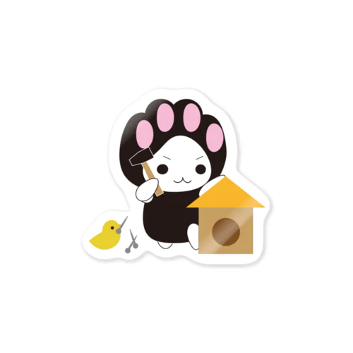 ねこきゅうランチ　DIY Sticker