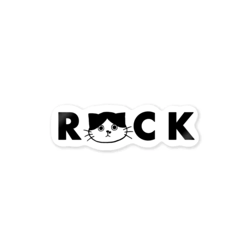 ニャンROCK ステッカー