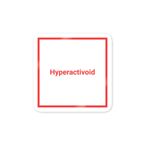 Hyperactivoid Sticker