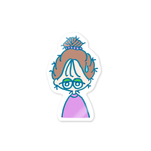 ヘトヘトな女の子 Sticker