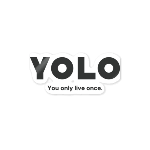 YOLO ステッカー