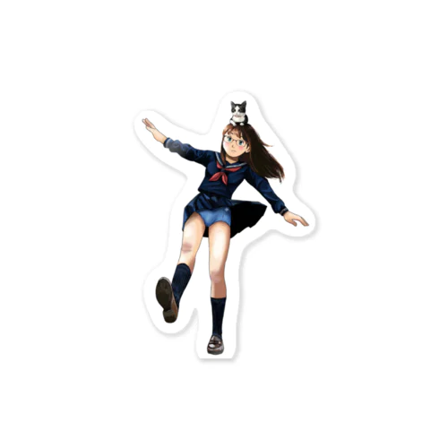モカちゃんブルチラ Sticker