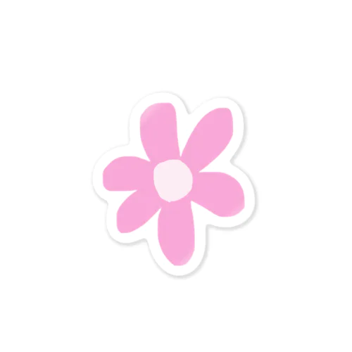 Dusty pink flower Sticker