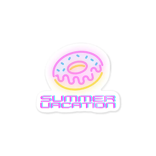 夏休みのドーナツ Sticker