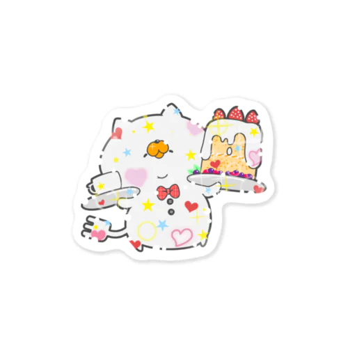 デコモン【かふぇねこ】 Sticker