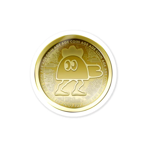 AGE COIN Sticker