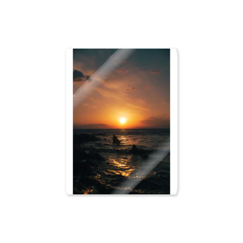 sunsettime Sticker