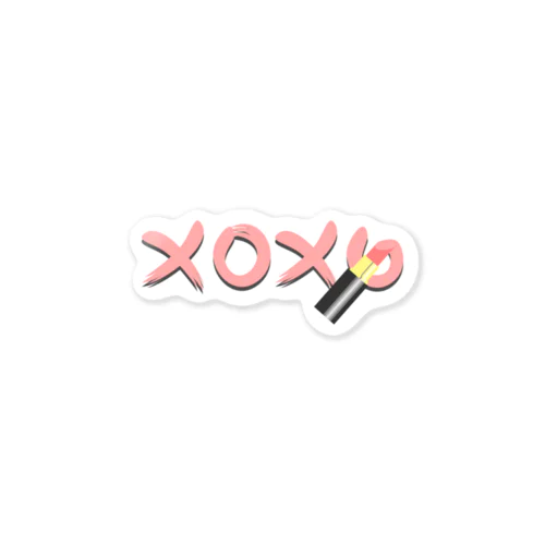 xoxo ステッカー