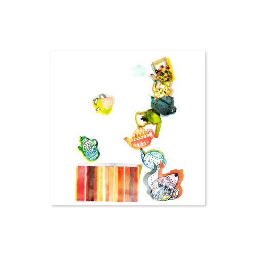 『ティーポット』 Sticker