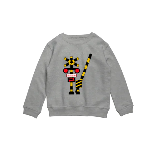 遮断機付きふみきり Crew Neck Sweatshirt