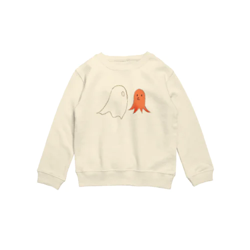 ともだち？（kids） Crew Neck Sweatshirt