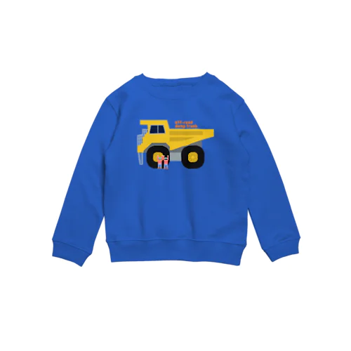 オフロードダンプトラック（作業員いるver.） Crew Neck Sweatshirt