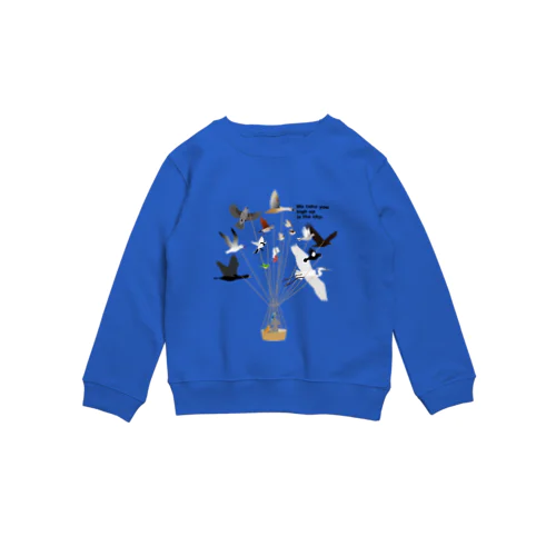 空高くへ Crew Neck Sweatshirt