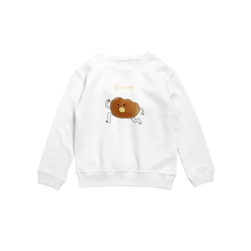 逃げパン  くりーむちゃん Crew Neck Sweatshirt