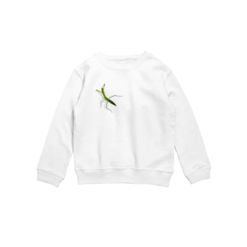 カマキリついてるよ！【2】 Crew Neck Sweatshirt