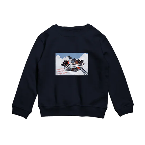 宮城県UFO型信号機 Crew Neck Sweatshirt