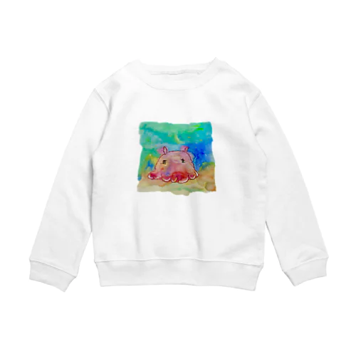 めんだぁこさん Crew Neck Sweatshirt