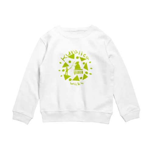 スウェット for Kids／WAKUWAKUサーカス・グリーン Crew Neck Sweatshirt