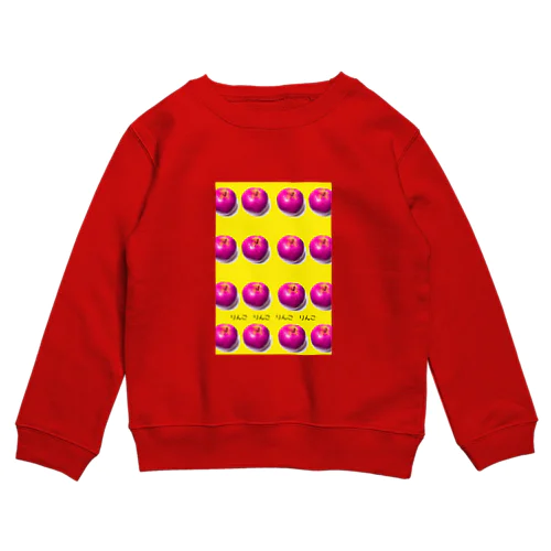 りんご　ポップ Crew Neck Sweatshirt