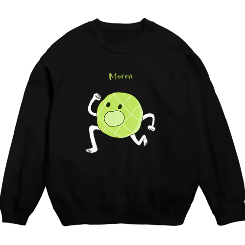 逃げパン　メロンちゃん Crew Neck Sweatshirt