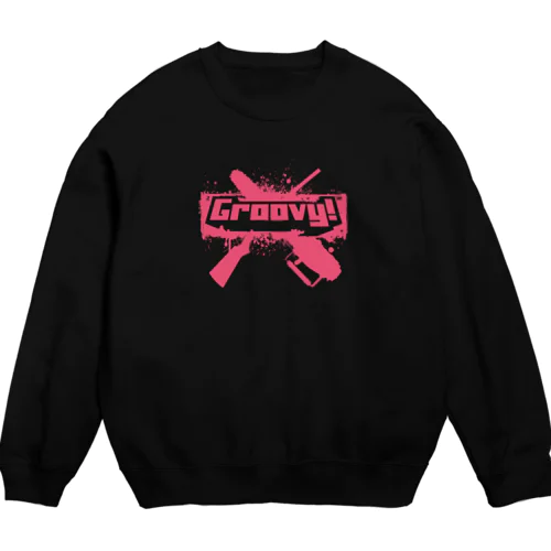 Groovy!(イカすぜ) Crew Neck Sweatshirt