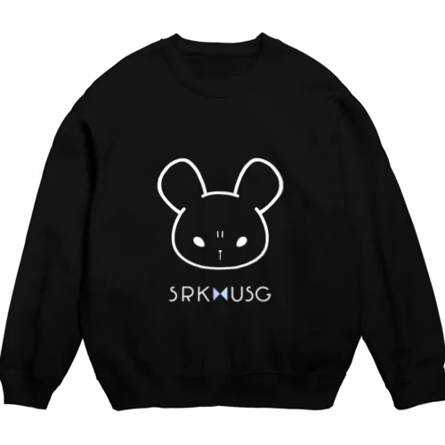 シロクマウサギ Crew Neck Sweatshirt