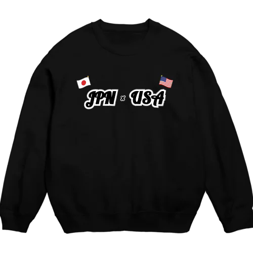 JPN✘USA Crew Neck Sweatshirt