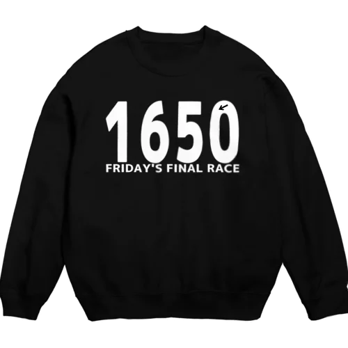 右回り1650m Crew Neck Sweatshirt