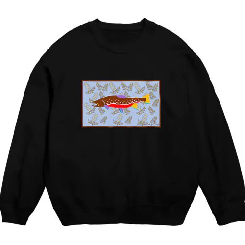 アカハラマス×花束×草束 Crew Neck Sweatshirt