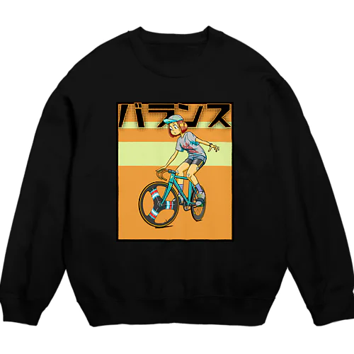 バランス (inked fixie girl) Crew Neck Sweatshirt