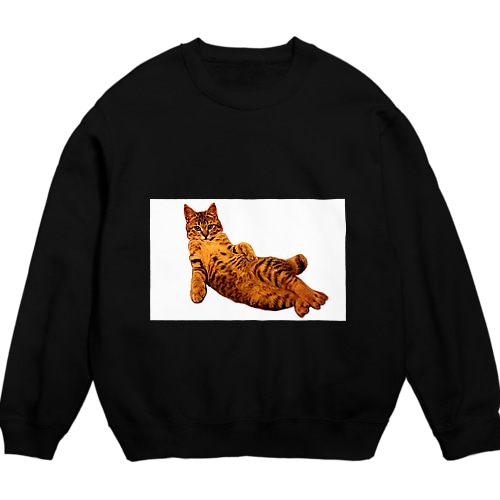 Elegant Cat ③ Crew Neck Sweatshirt