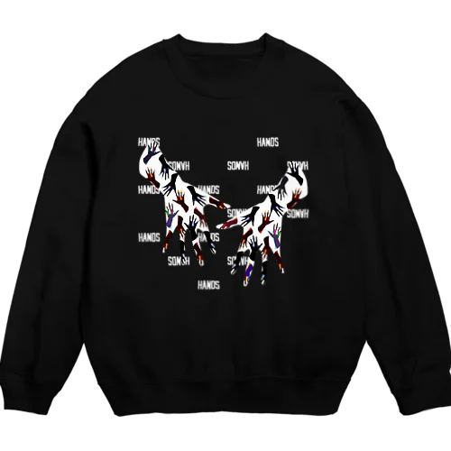 HANDS Crew Neck Sweatshirt