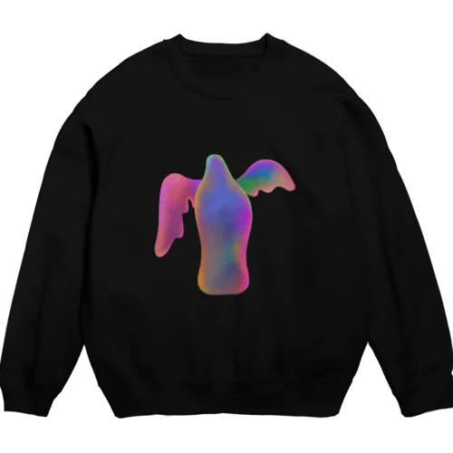 鳩？ Crew Neck Sweatshirt