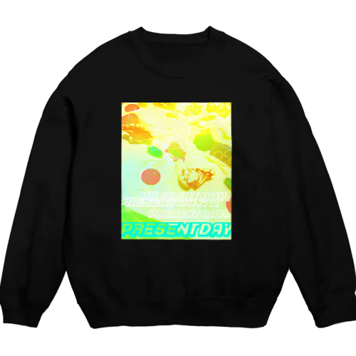 happy birthday Crew Neck Sweatshirt