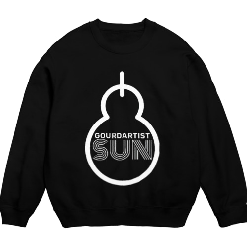 ひょうたん白文字版 Crew Neck Sweatshirt