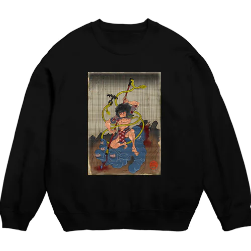 "武者絵" 3-#1 Crew Neck Sweatshirt