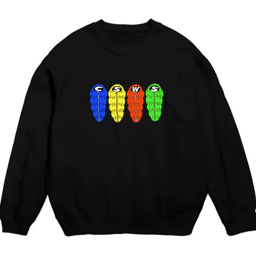 寝袋くん Crew Neck Sweatshirt