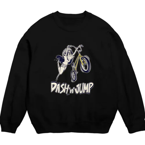 "DASH 'n' JUMP" Crew Neck Sweatshirt